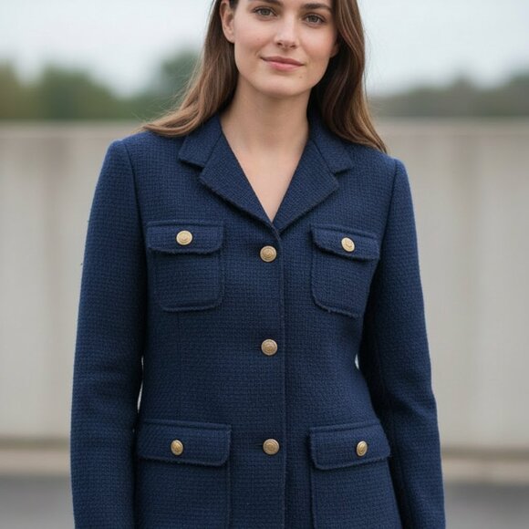 Max Studio Jackets & Blazers - Max Studio Women's Tweed Button Blazer Size M